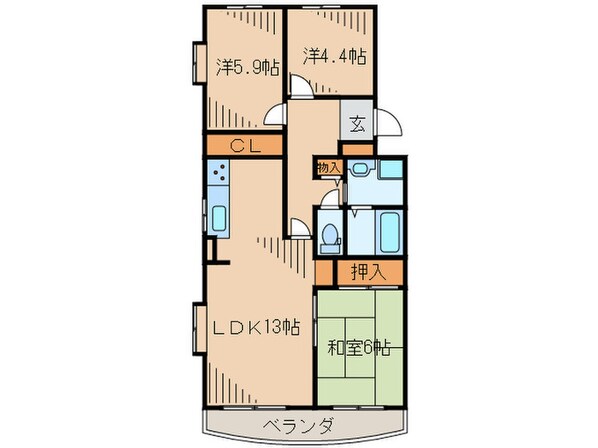 スペランツァステラの物件間取画像